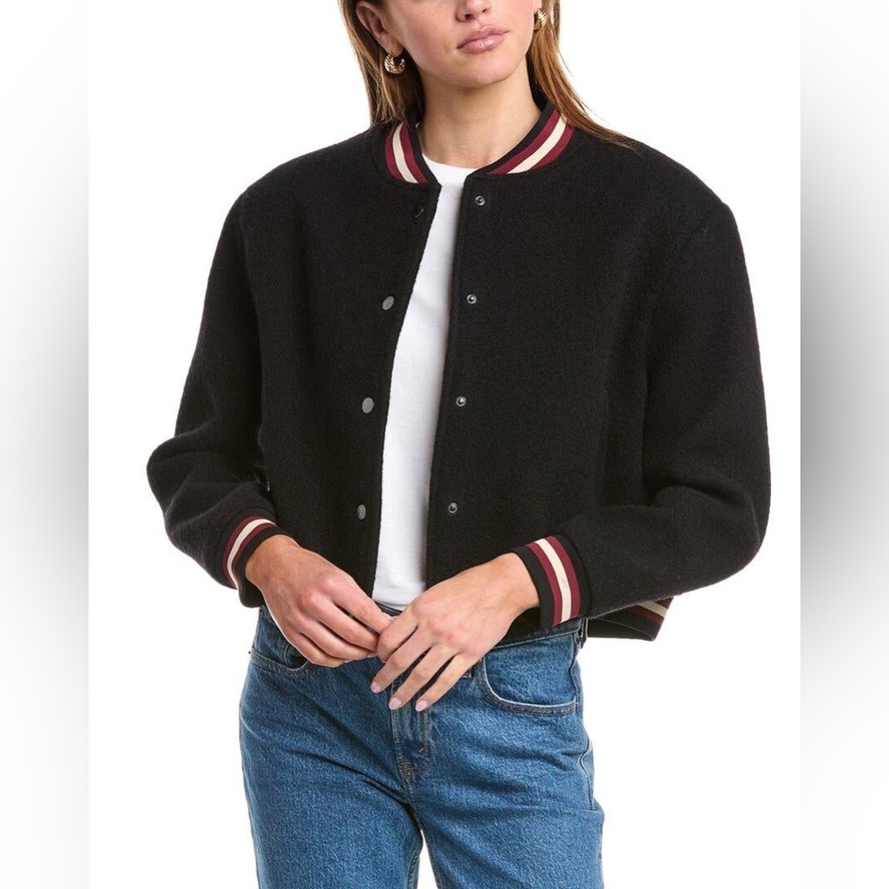 Ba&Sh Women´S Black Hugh Wool Jacket
